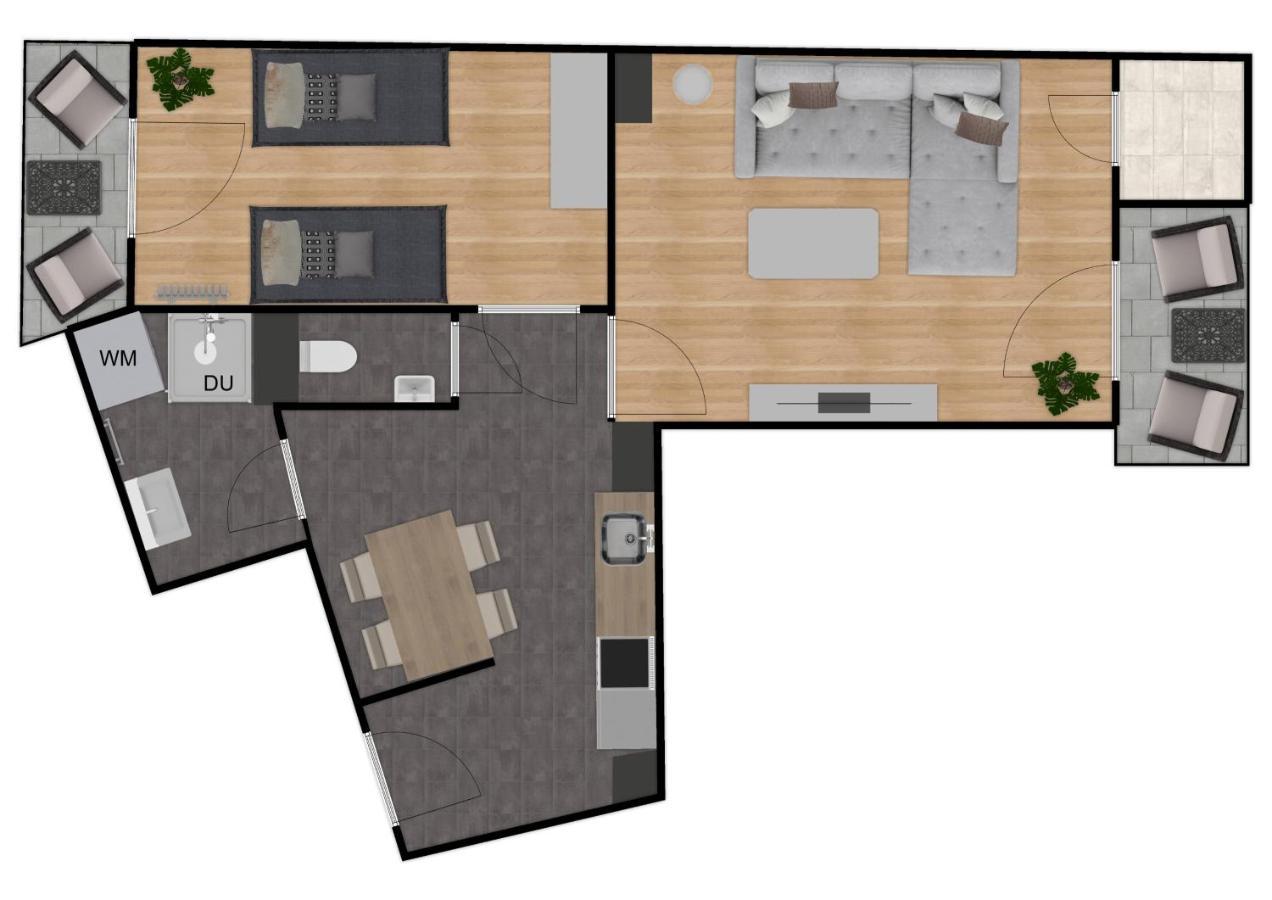 Smarte Dachgeschosswohnung Mit 2 Terrassen Direkt Am Hauptbahnhof Appartement *